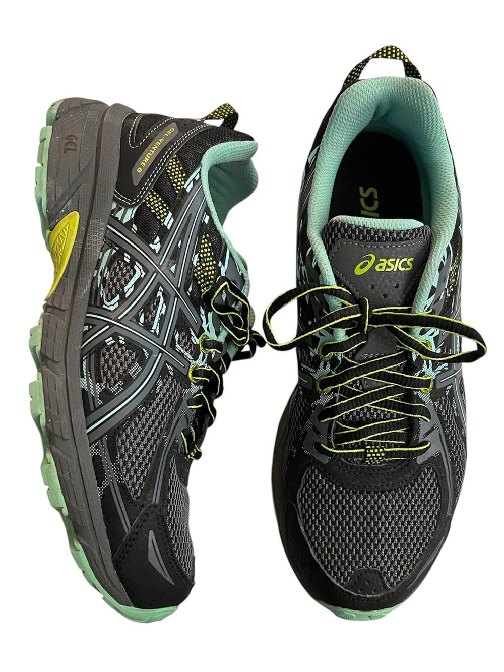 Asics Gel-Venture 6 Womens Trail Running Shoes Size 7.5 GUC Style T7G6N Sneakers